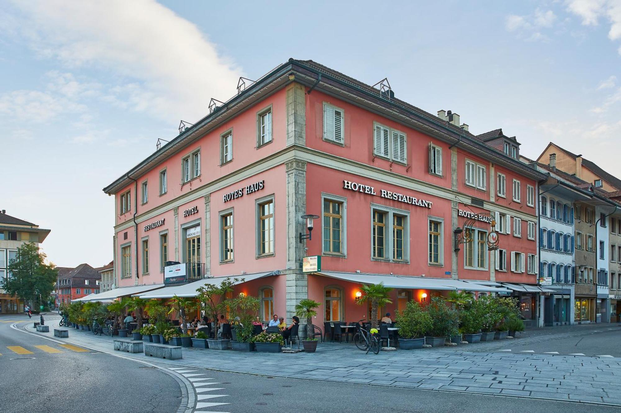 Hotel Rotes Haus Brugg  Exterior foto